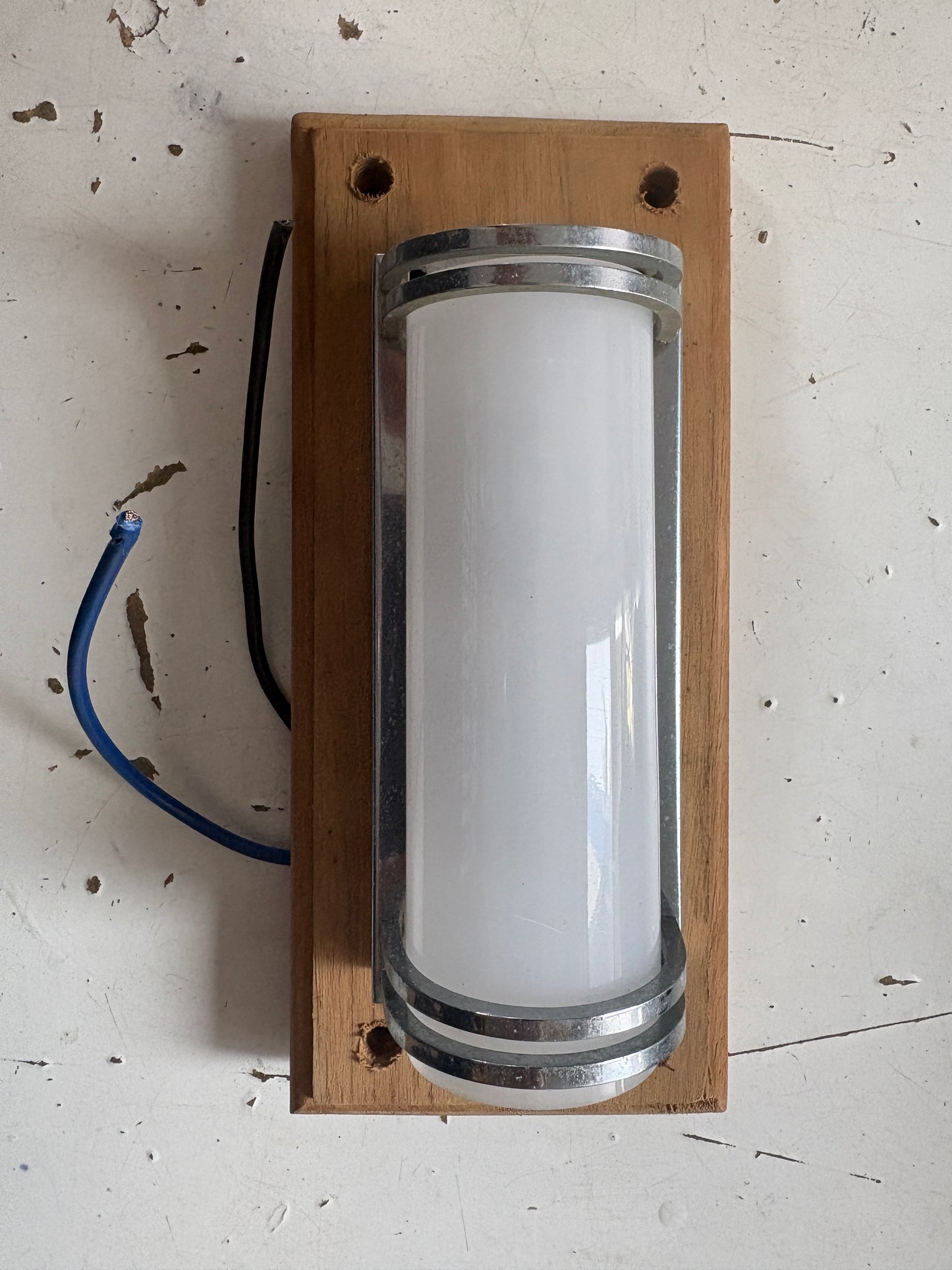 Interior Light on Teak Base