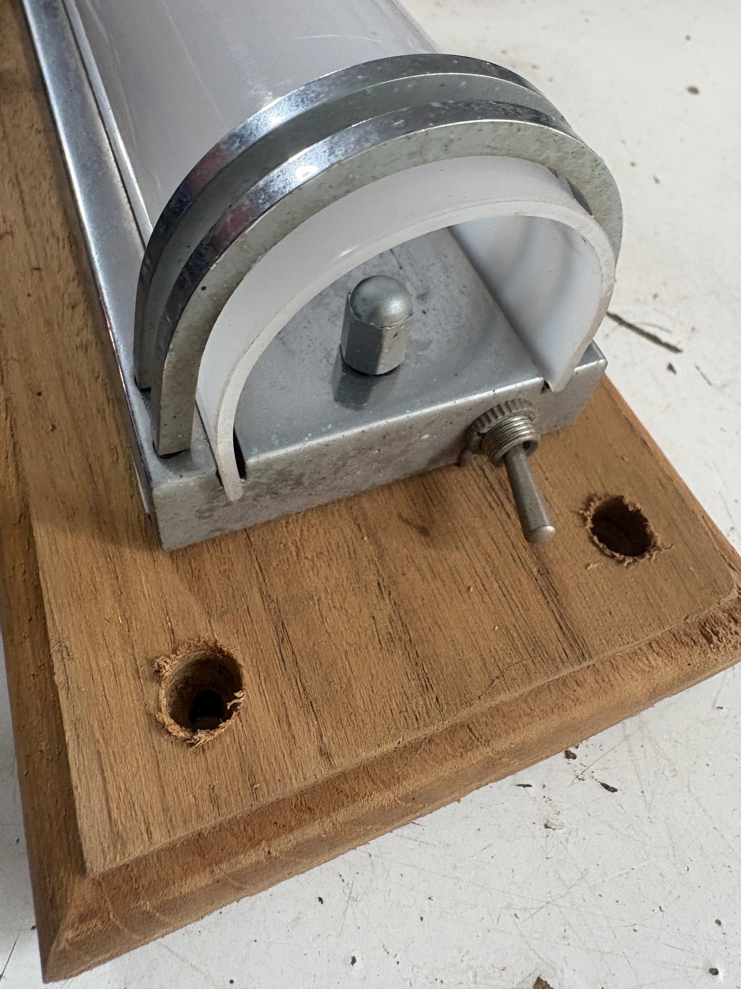 Interior Light on Teak Base