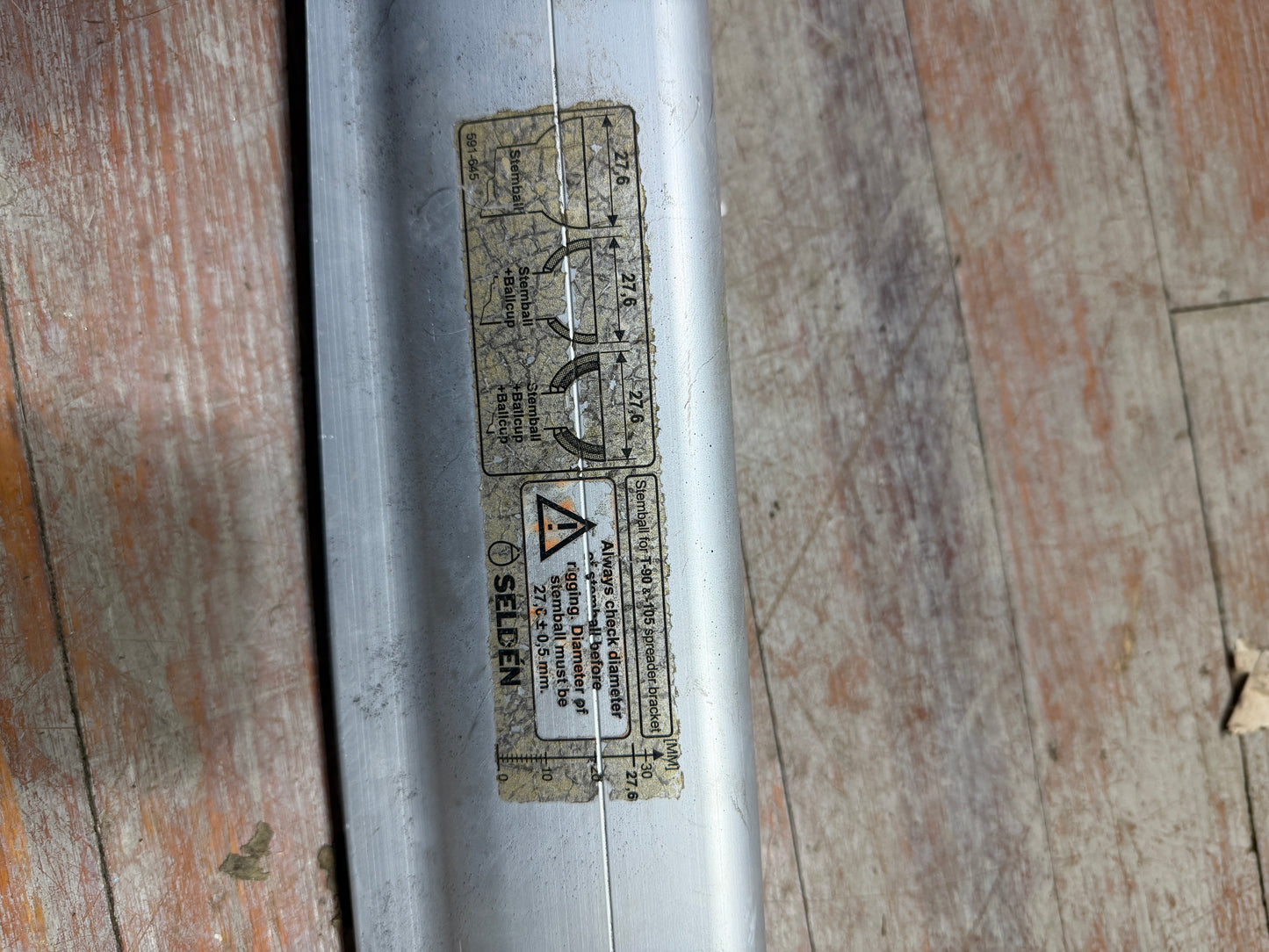 Selden Spreaders Stemball For T-90 & -105 Spreader Bracket