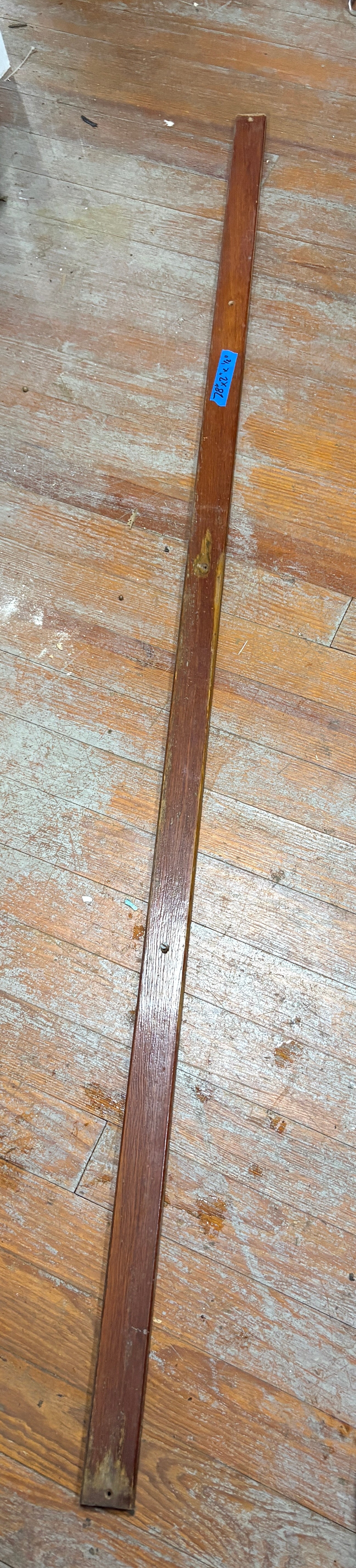 Teak Ceiling Strips 78x2x 1/2"