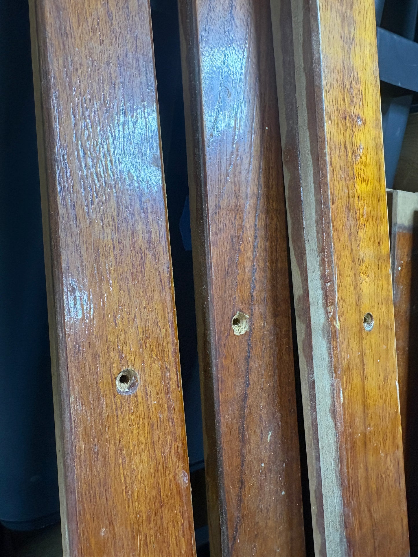 Teak Ceiling Strips 64x2x1/2"