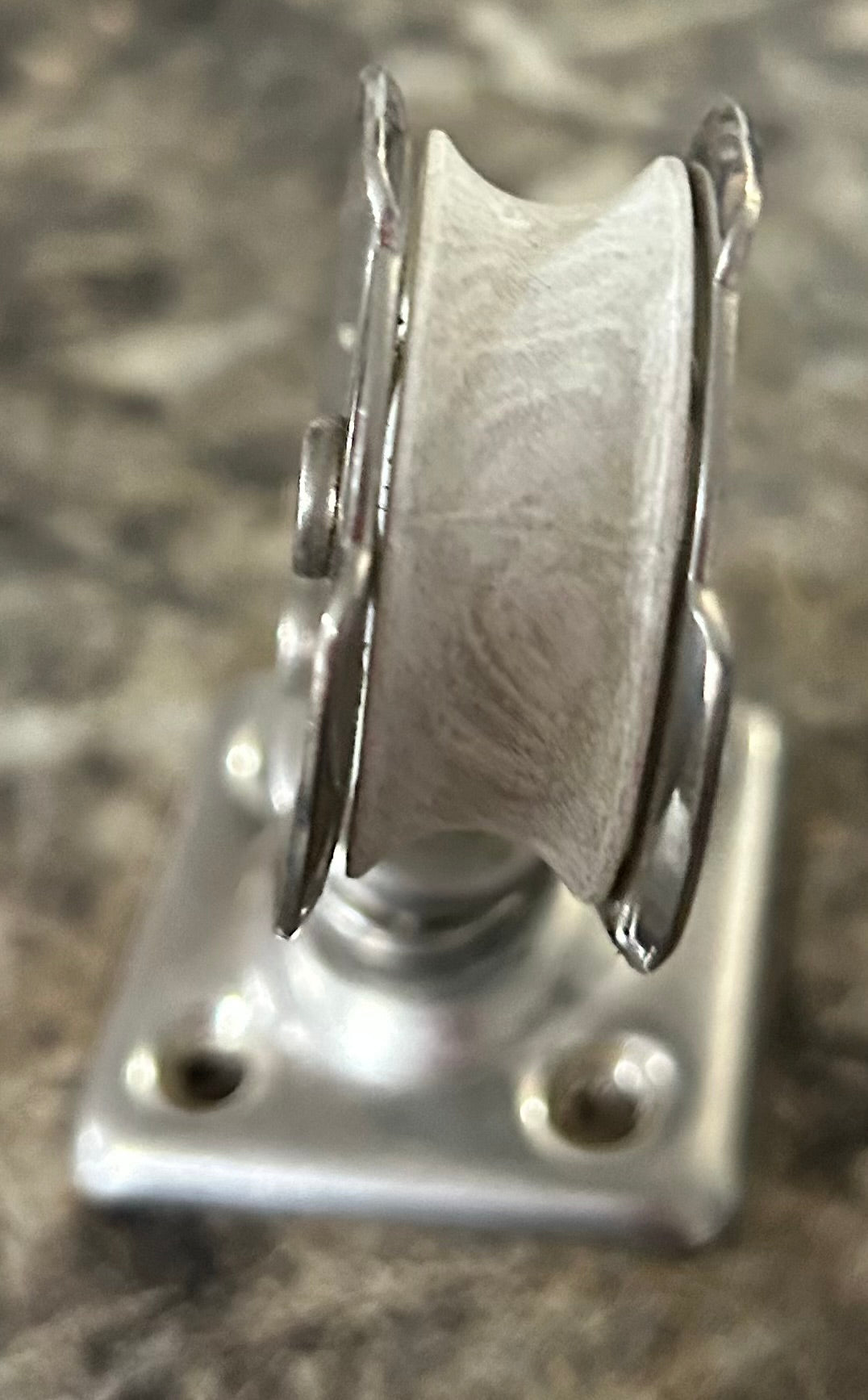 Schaefer Spring block on square pad eye - 3 1/2" tall