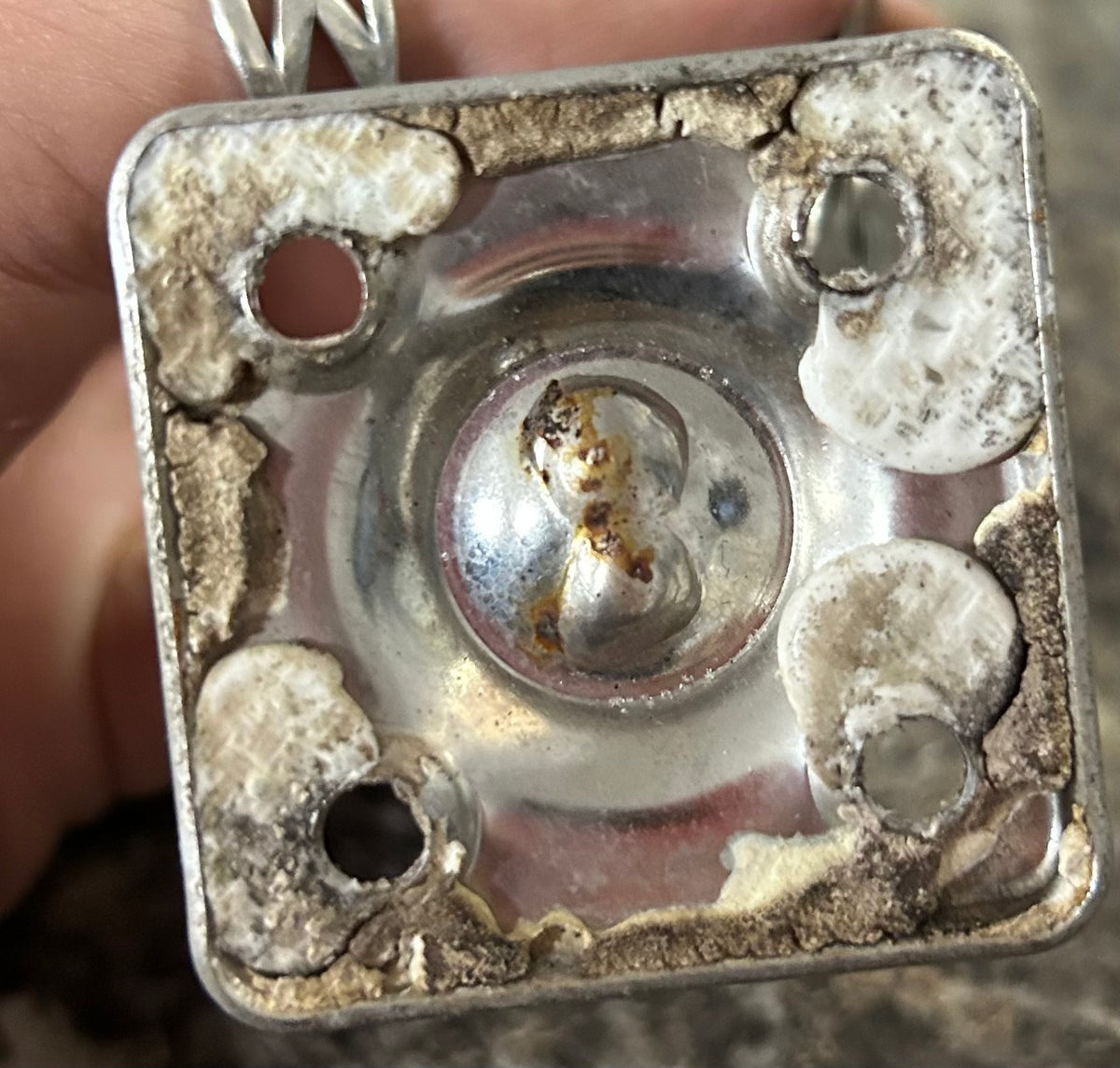 Schaefer Spring block on square pad eye - 3 1/2" tall