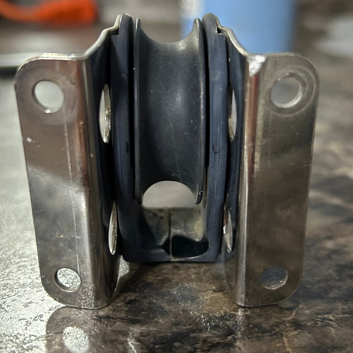 Harken 1 3/8” Sheave Single Raised Cheek Block- 3/8” Line