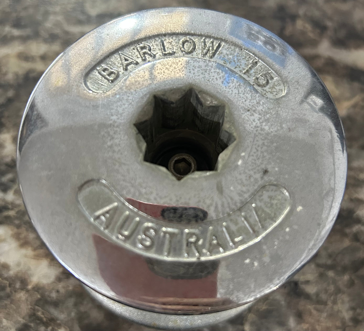 Chrome plated bronze Barlow 15 Winch