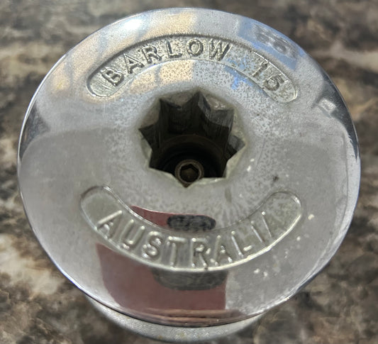 Chrome plated bronze Barlow 15 Winch
