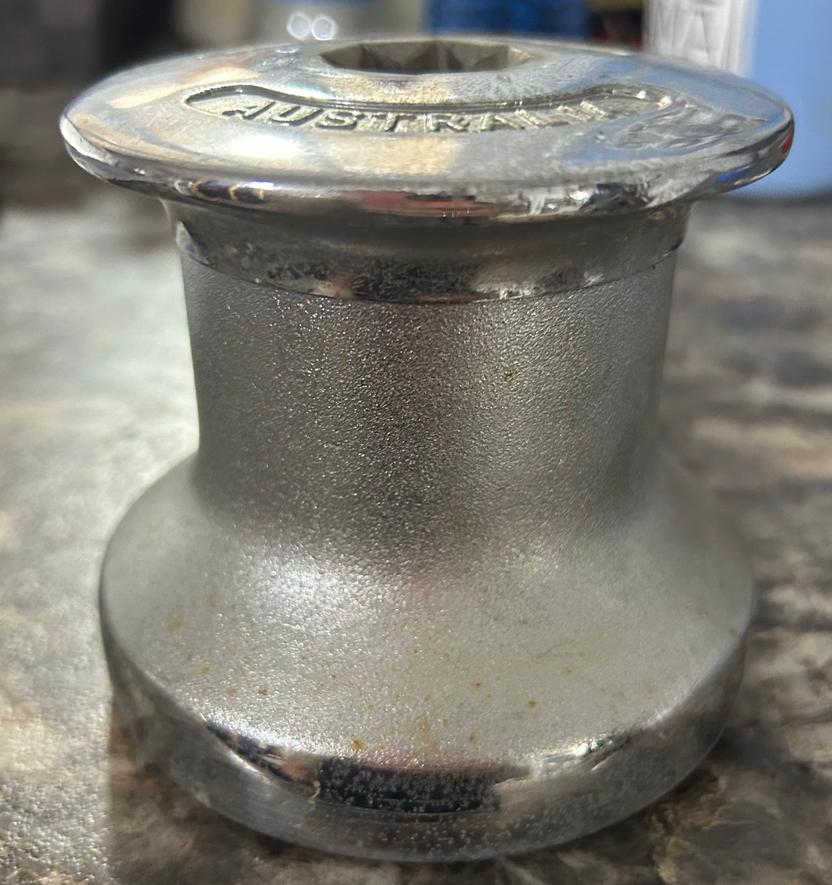 Chrome plated bronze Barlow 15 Winch