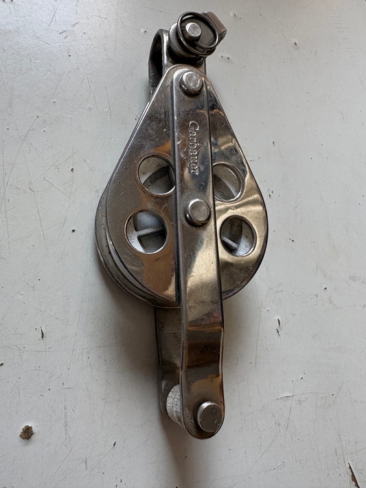 Garhauer 1 7/8" Sheave Fixed Block with Beckett 3/8" line