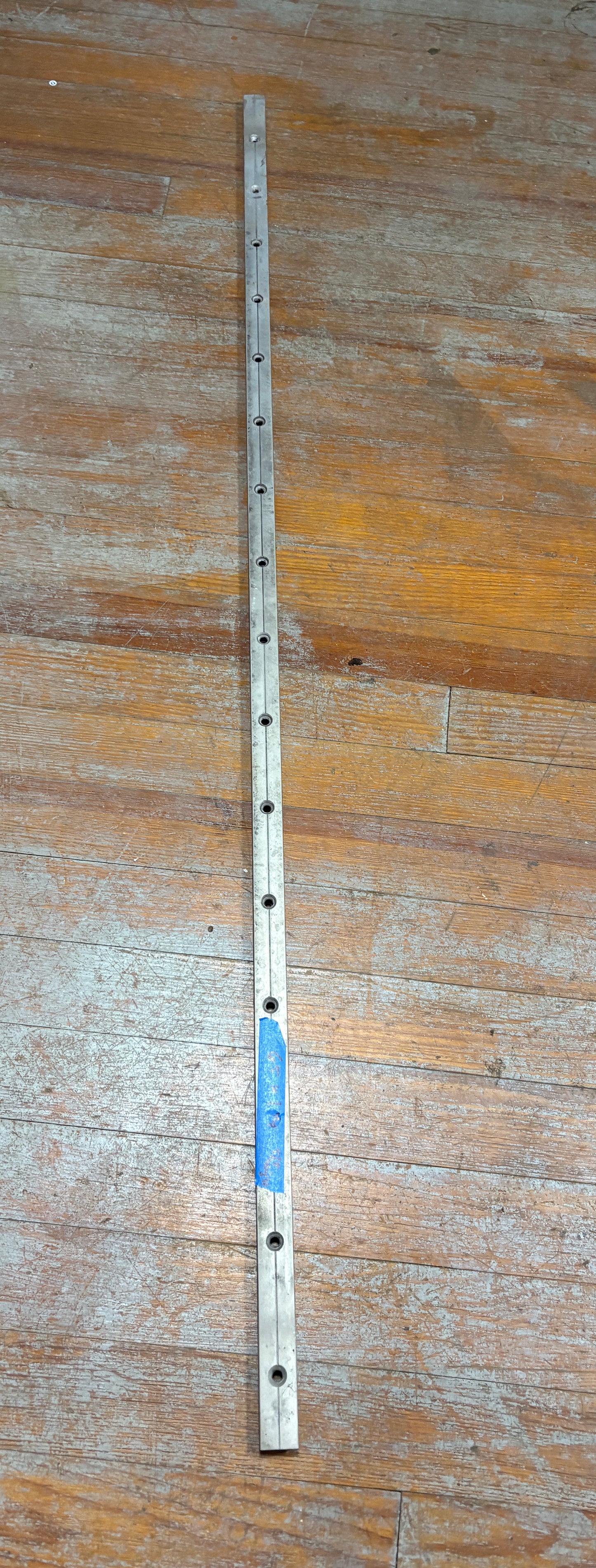 Aluminum T Track/ Traveler 65" long 1 1/4" Track 5/8" height