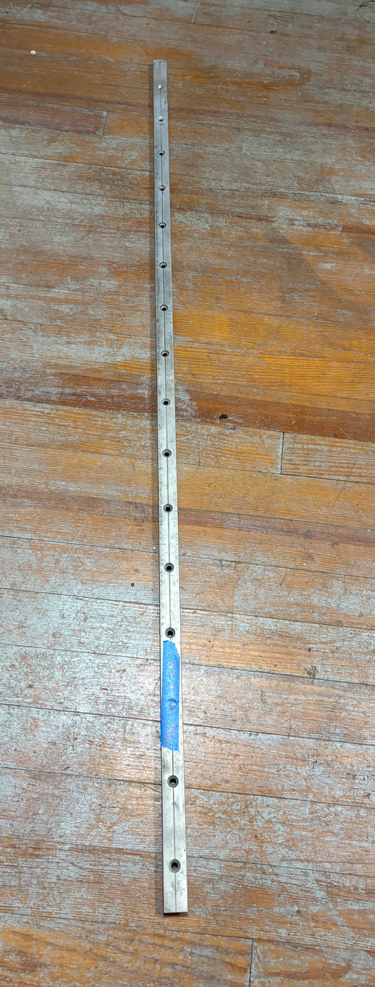 Aluminum T Track/ Traveler 65" long 1 1/4" Track 5/8" height