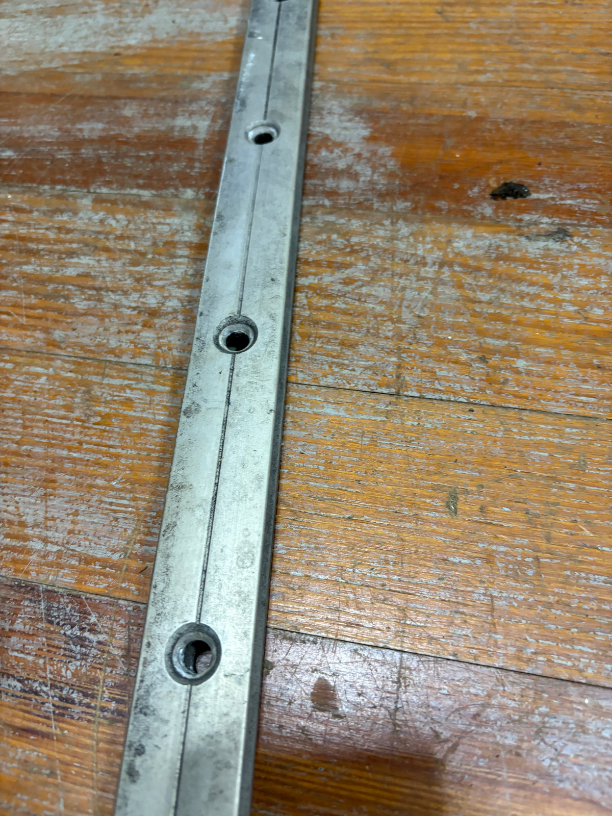 Aluminum T Track/ Traveler 65" long 1 1/4" Track 5/8" height