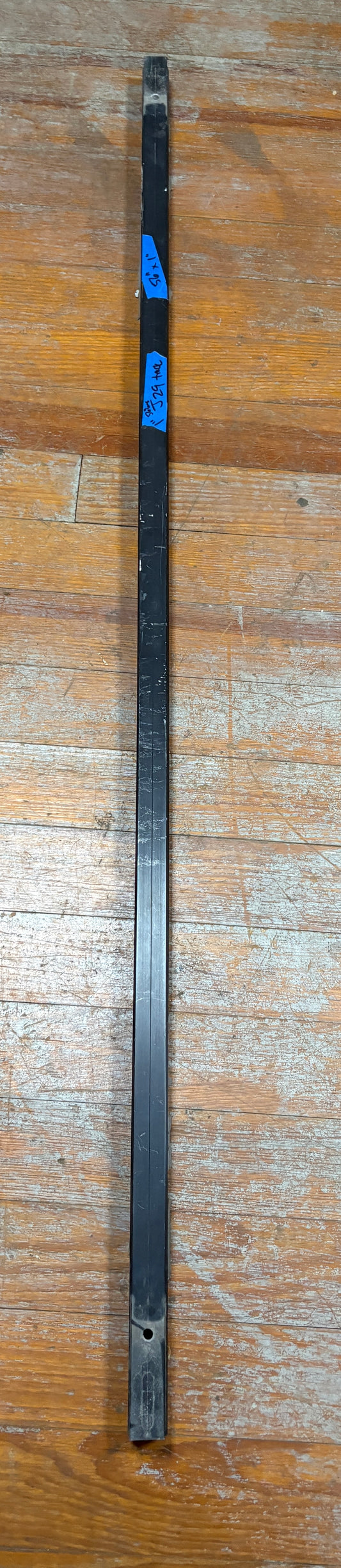 Black Aluminum Traveler / Track off of a J29 56" long 1" Track