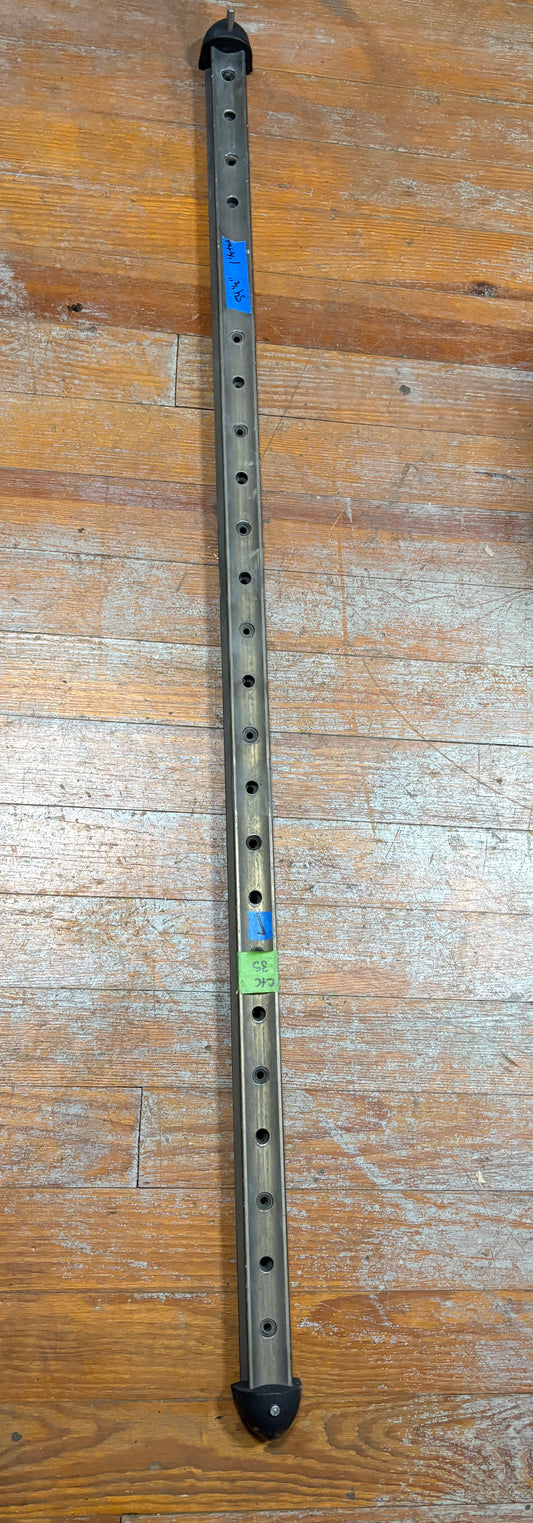 Aluminum Traveler 54 1/2" Long with ends, 1 1/4" track