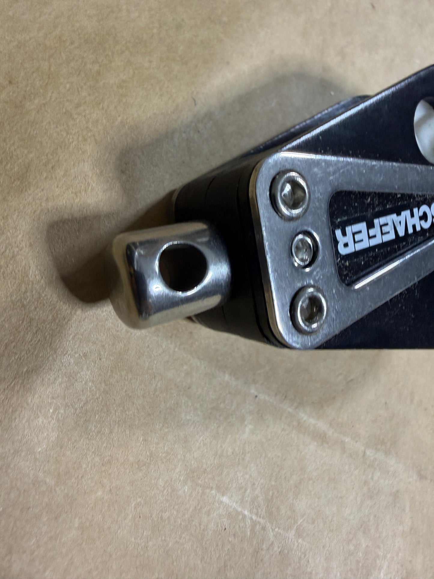Schaefer 2" Sheave Single Swivel Block - 7/16" Line - LIKE NEW