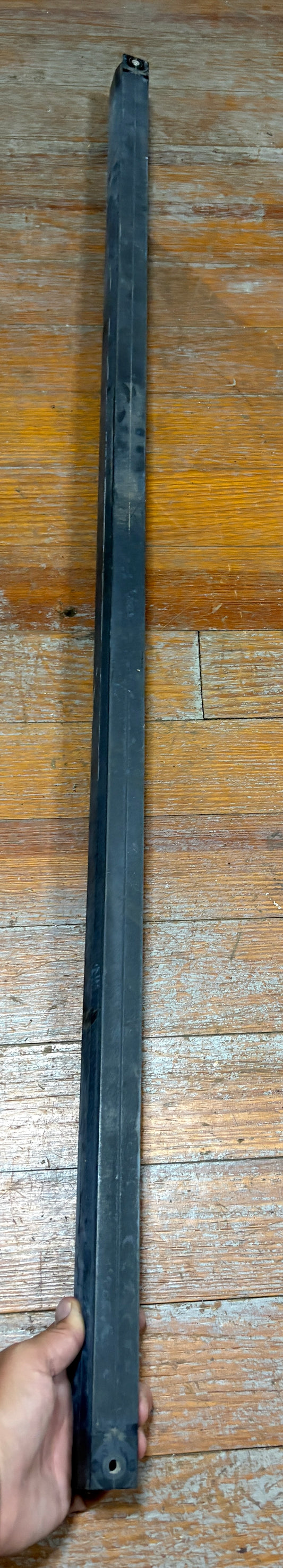 Black Aluminum Track off Tartan 27 48" long 1" Track 1 5/8"