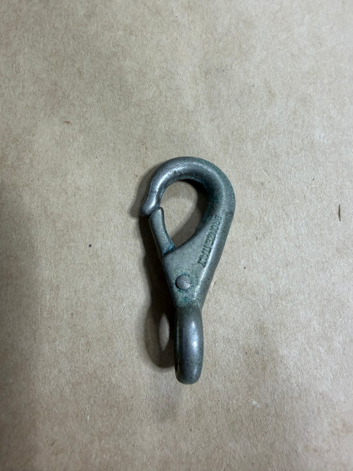 Small #1 Bronzed Fixed Clip - 3/8" EYE