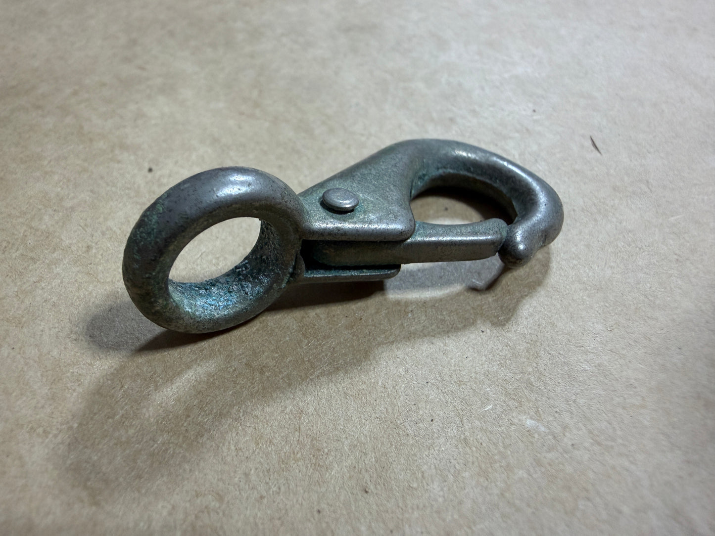 Small #1 Bronzed Fixed Clip - 3/8" EYE