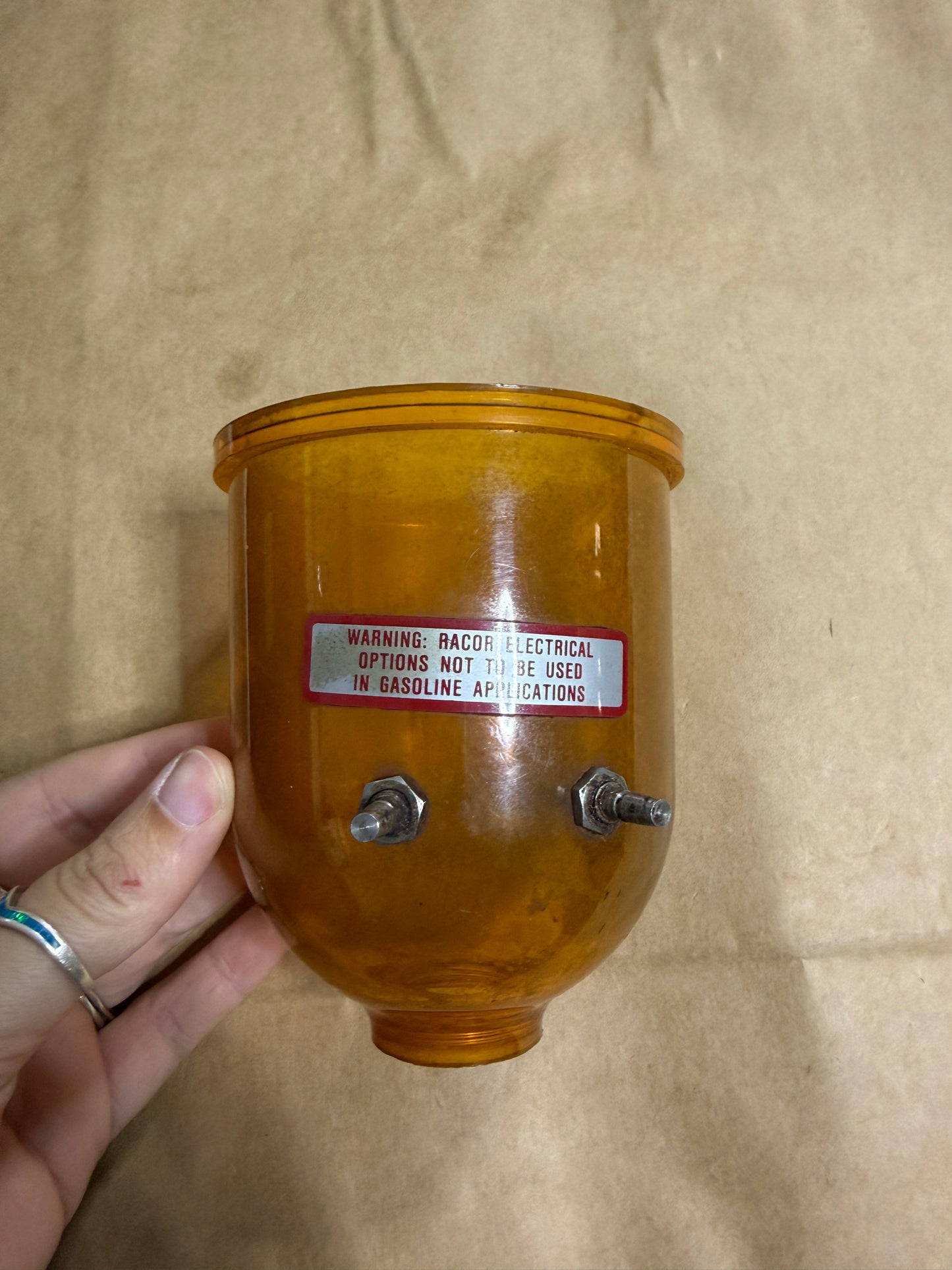 Racor Replacement Bowl - 3 3/4" Top Diameter