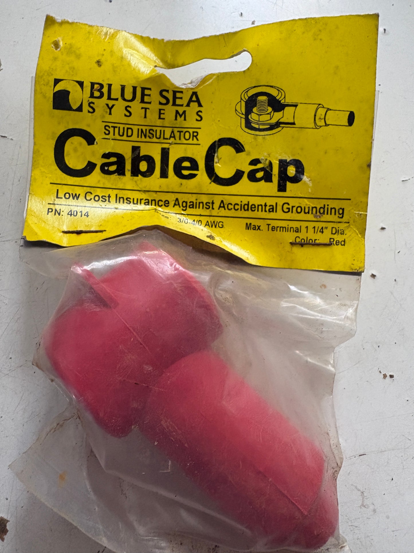 Blue Seas Systems Stud Insulator Cable Cap NEW