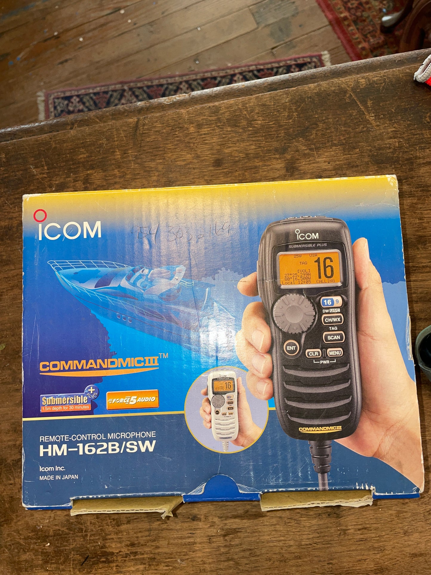 ICOM Remote Control Microphone Model HM-162B/SW- NEW