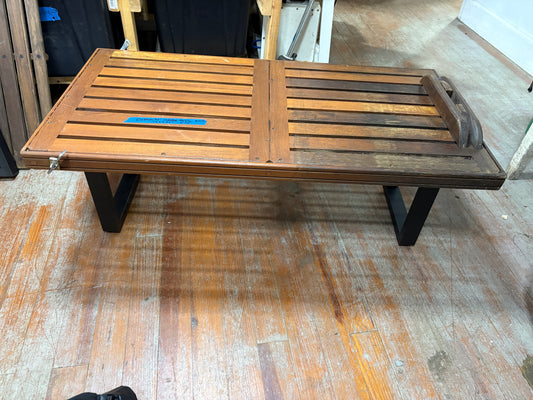 Teak Hatch Coffee Table 43.5x22" from Custom 32' -- #357