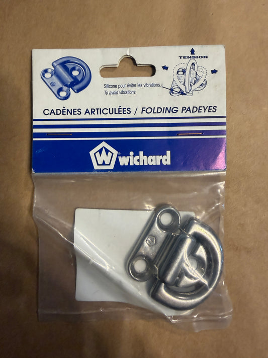 Wichard Folding PadEye - 1/4" Diameter - NEW