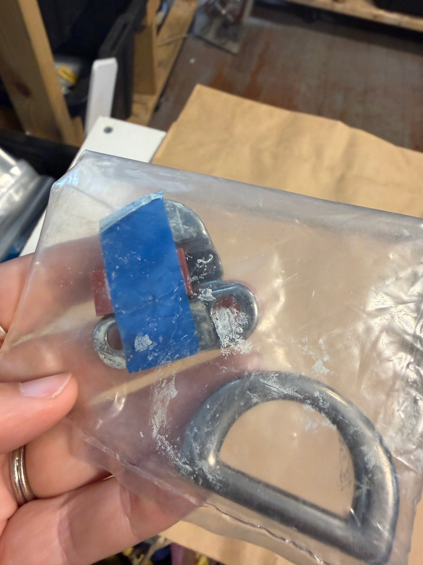 Wichard Folding PadEye - 1/4" Diameter - USED