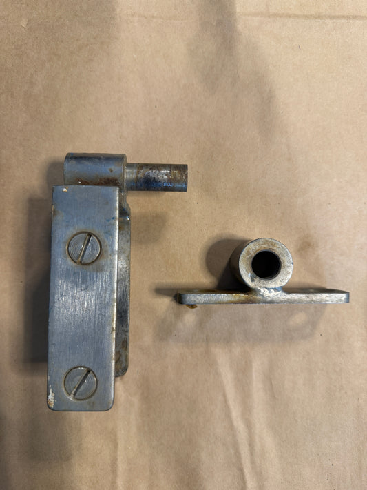 Heavy Duty Stainless Steel Pintle And Gudgeon - 5/8" Diameter Pin x 4" Long Gudgeon