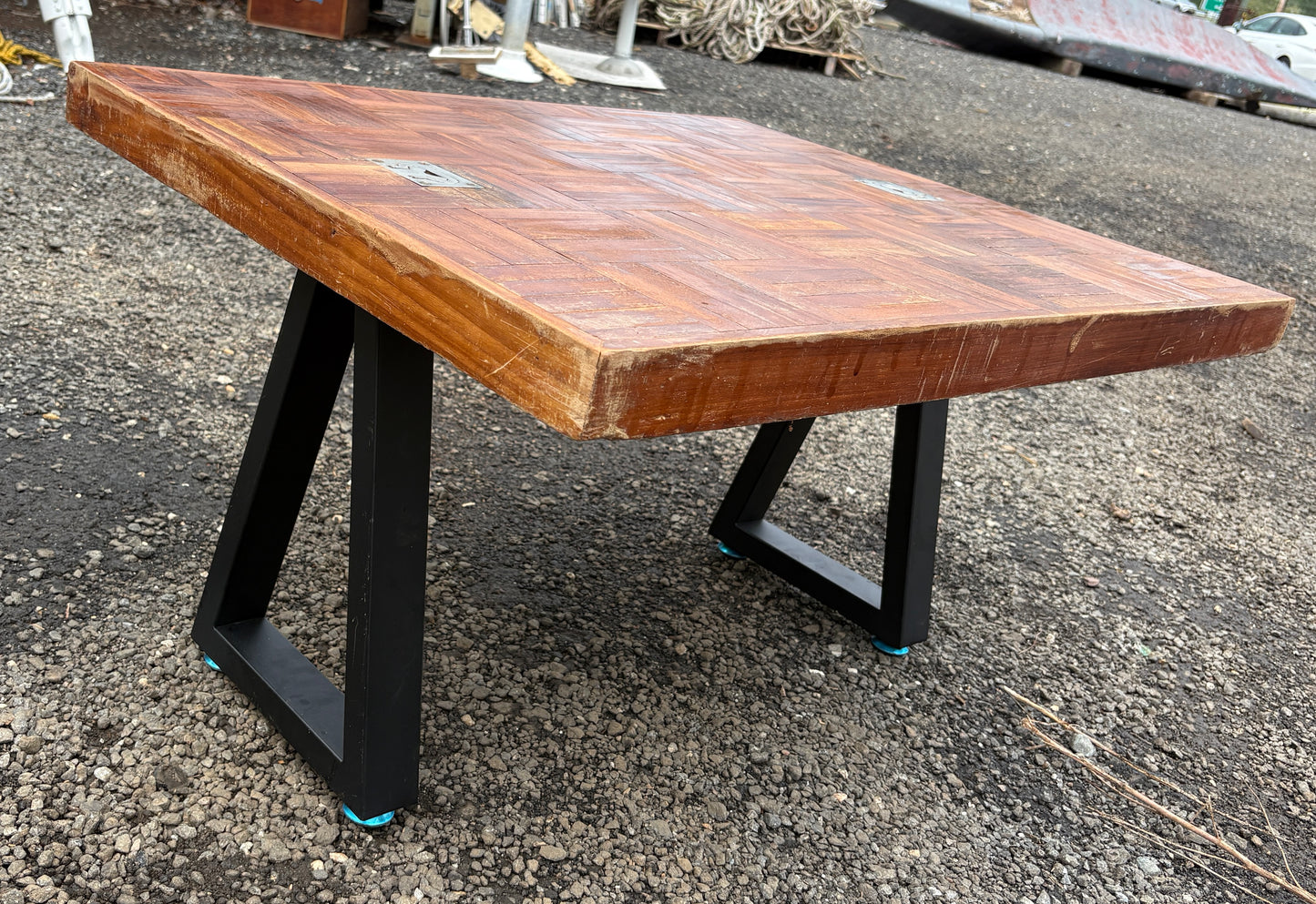 Beautiful Hatch Coffee Table off of a Custom 40 33x27" 18.5" height