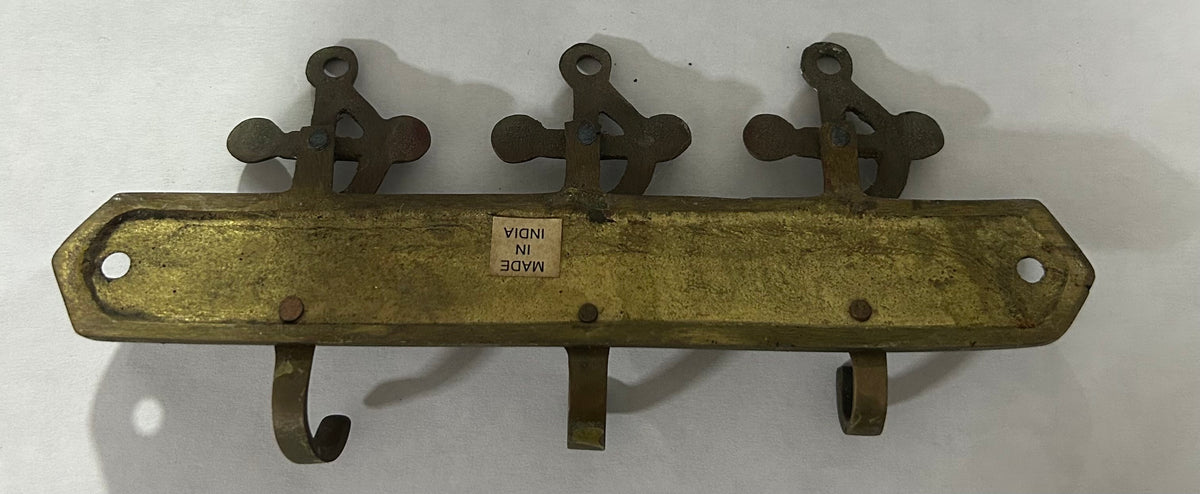 3 Hook Nautical Anchor Wall Mount- 6 1/8"