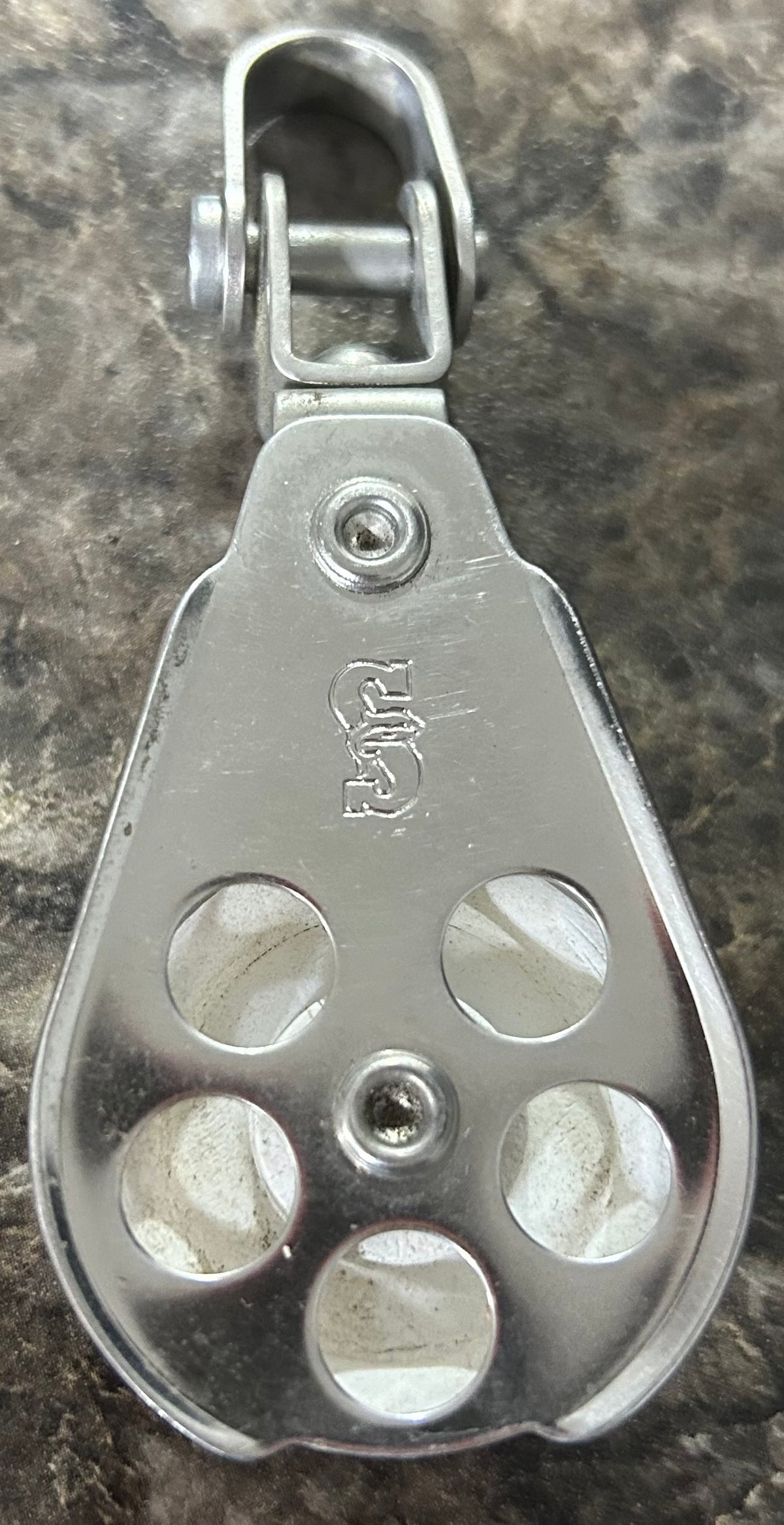 Small Schaefer Block - 1 1/4" sheave - 3/8" line max