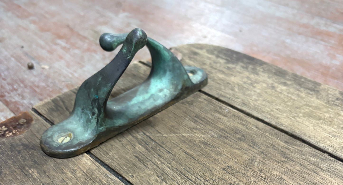 Boat Hatch Tray from Custom 32 and 7" Vintage Bronze Chock Cleats