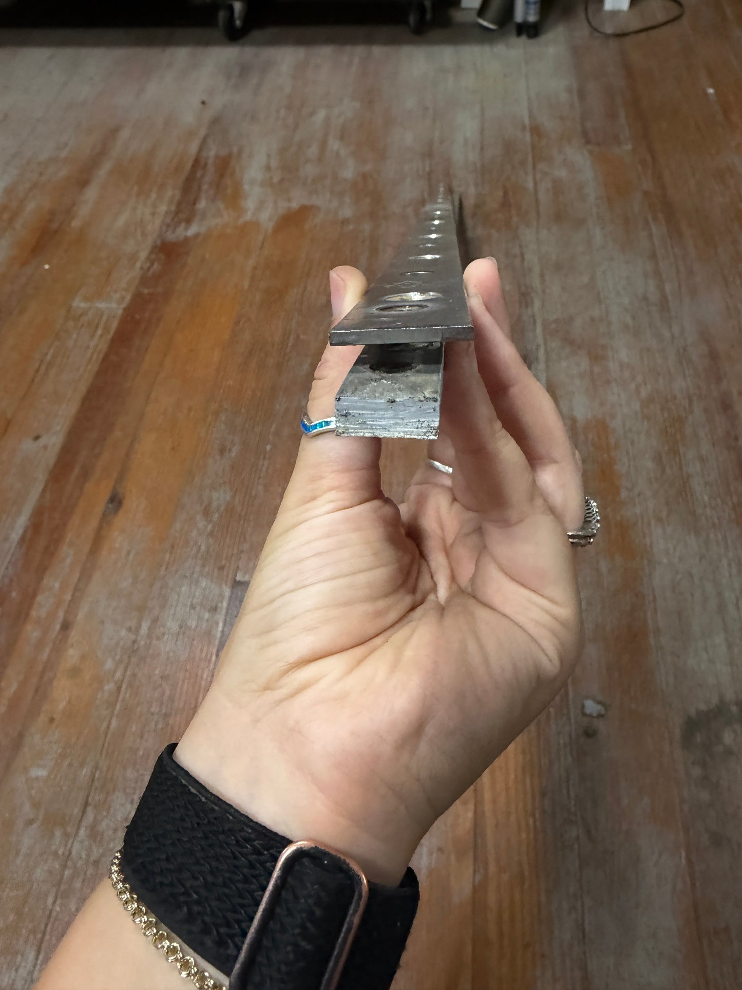 43 1/2" Long x 1" Wide Stainless Steel Track
