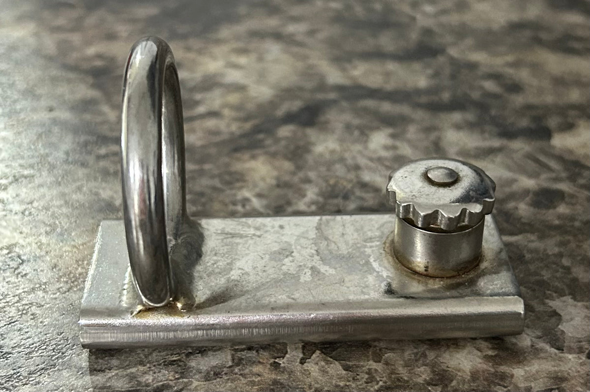 Stainless Steel 1" Track w/ Pull Top - 1 1/4" Ring