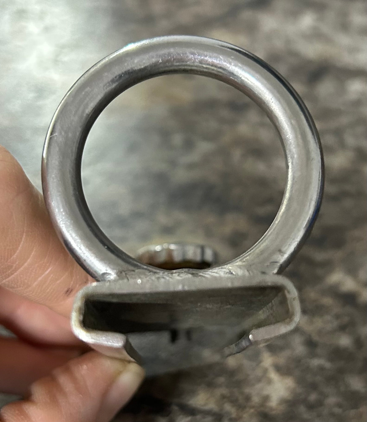 Stainless Steel 1" Track w/ Pull Top - 1 1/4" Ring