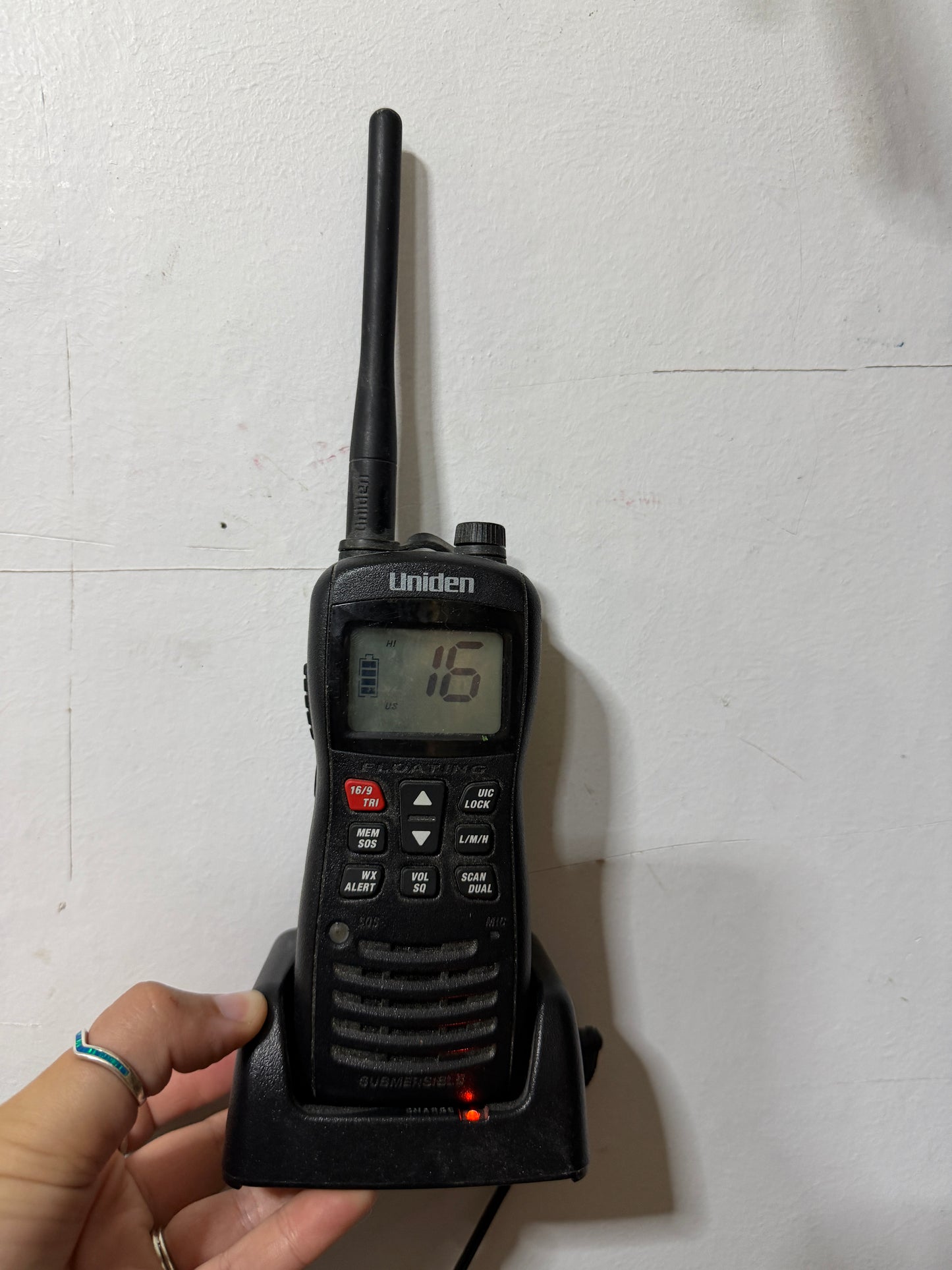 Uniden MHS126 Floating Two Way VHF Marine Radio
