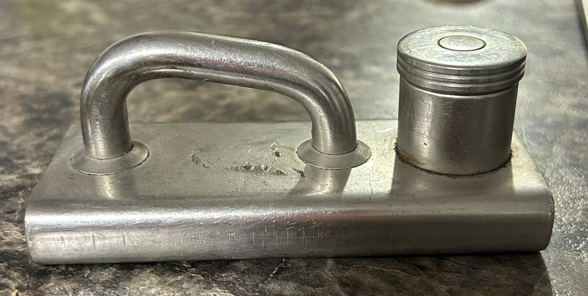 4" Stainless Mast Track with 7/8" tall pull top - 1 1/2" Track Width