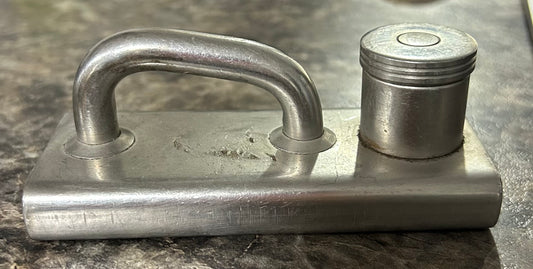 4" Stainless Mast Track with 7/8" tall pull top - 1 1/2" Track Width