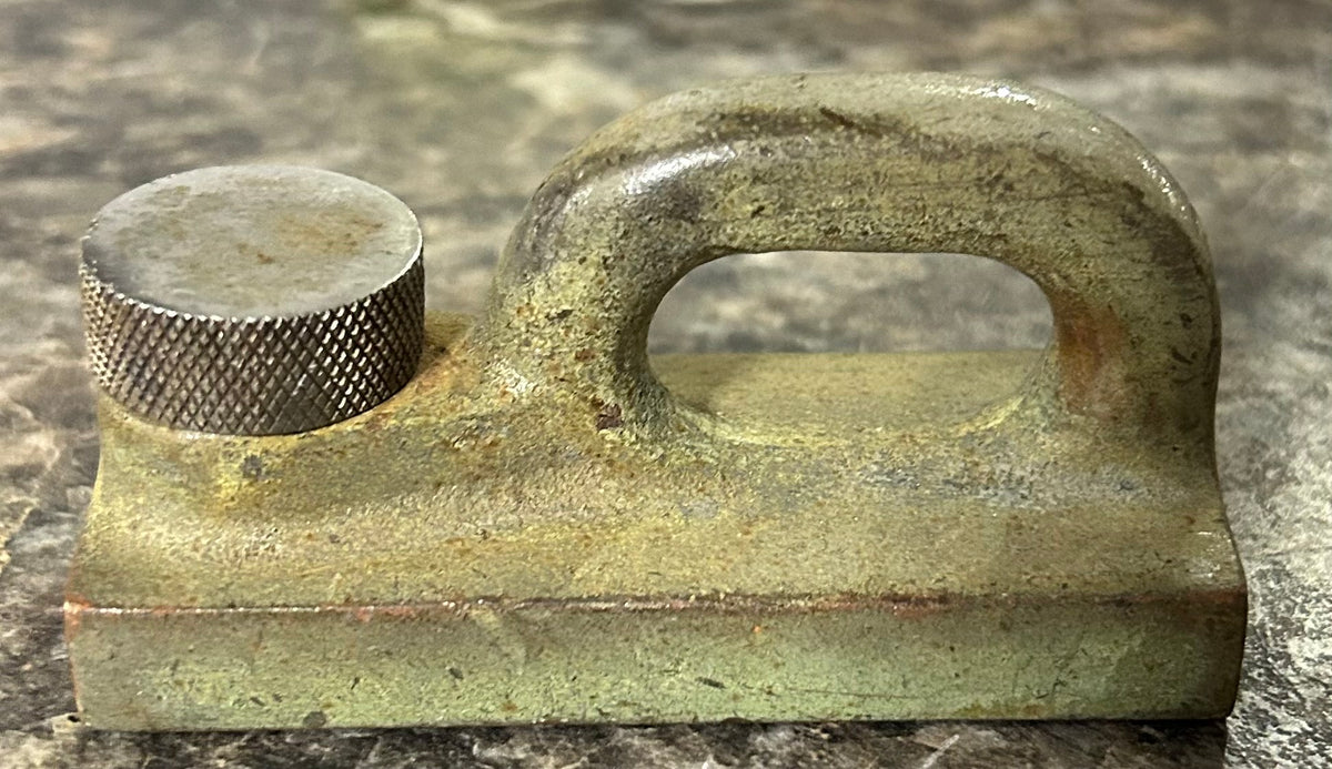 Chromed Bronze Track car with screw top - 1 1/4" track