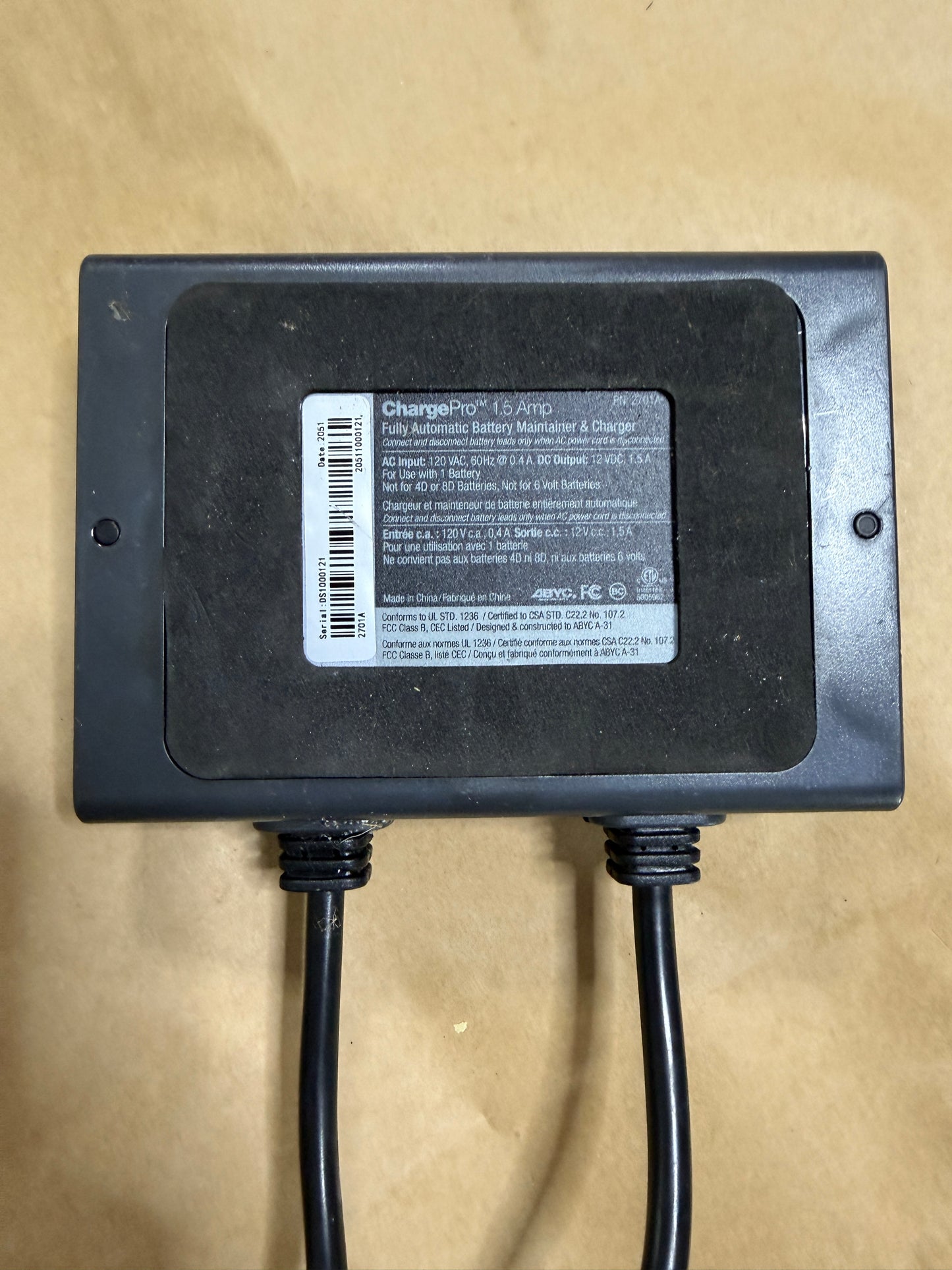 Guest 1.5AMP ChargePro Battery Charger