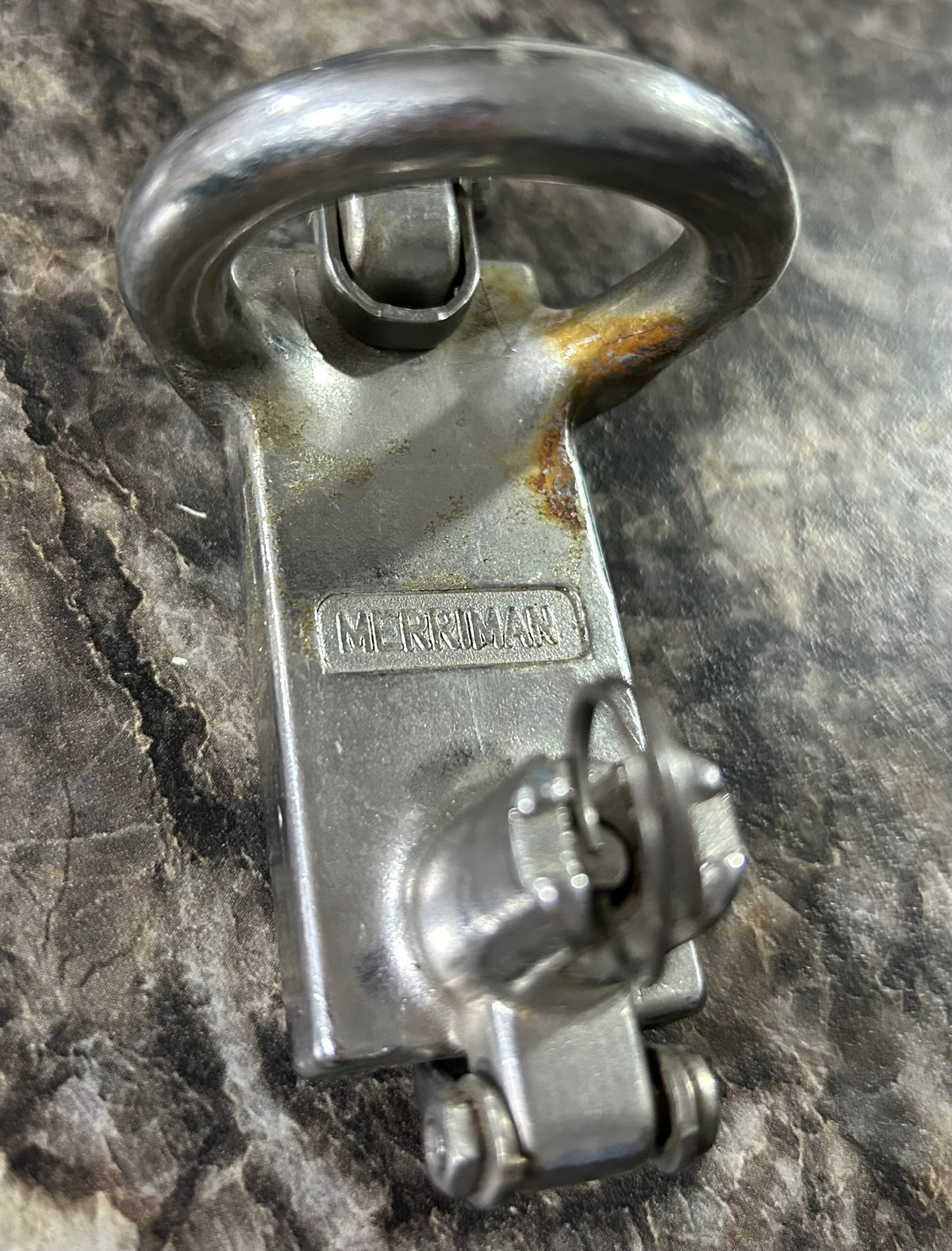 Merriman Stainless Spinnaker Car/Slide w/ spring top 1" Track