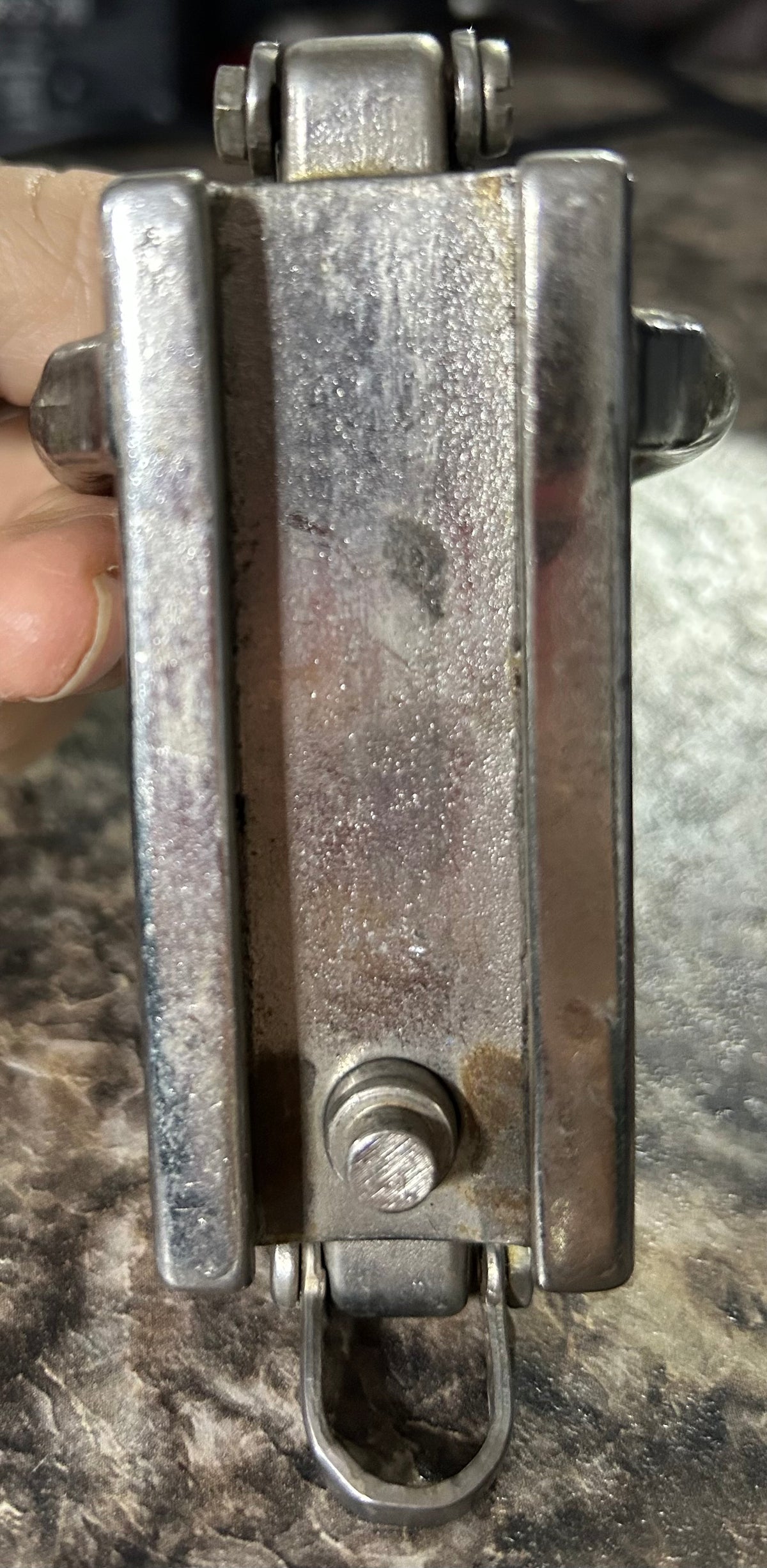 Merriman Stainless Spinnaker Car/Slide w/ spring top 1" Track