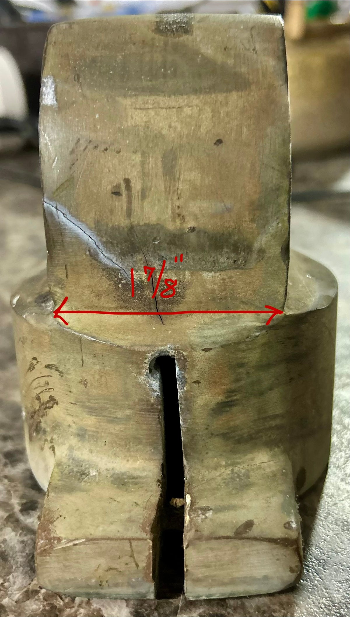 Bronze Rudder Cap – 4 3/8” Tall
