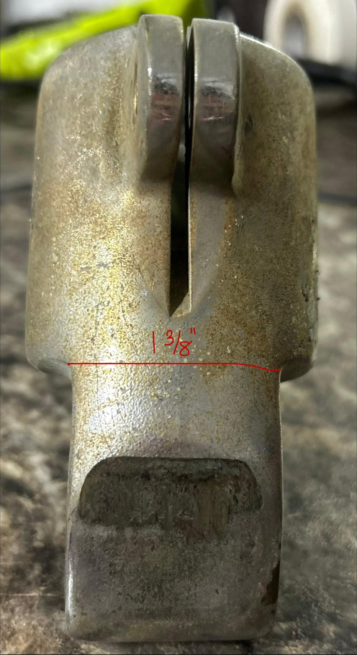 Chromed Bronze Rudder Cap- 1 3/4" ID