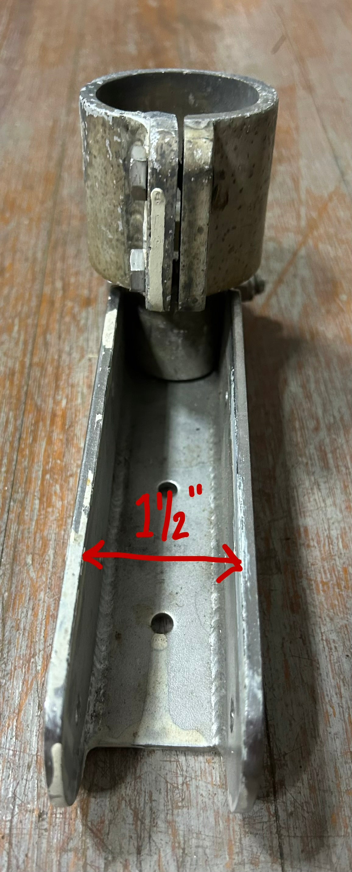Aluminum Rudder Cap with Stainless Steel Tiller Strap