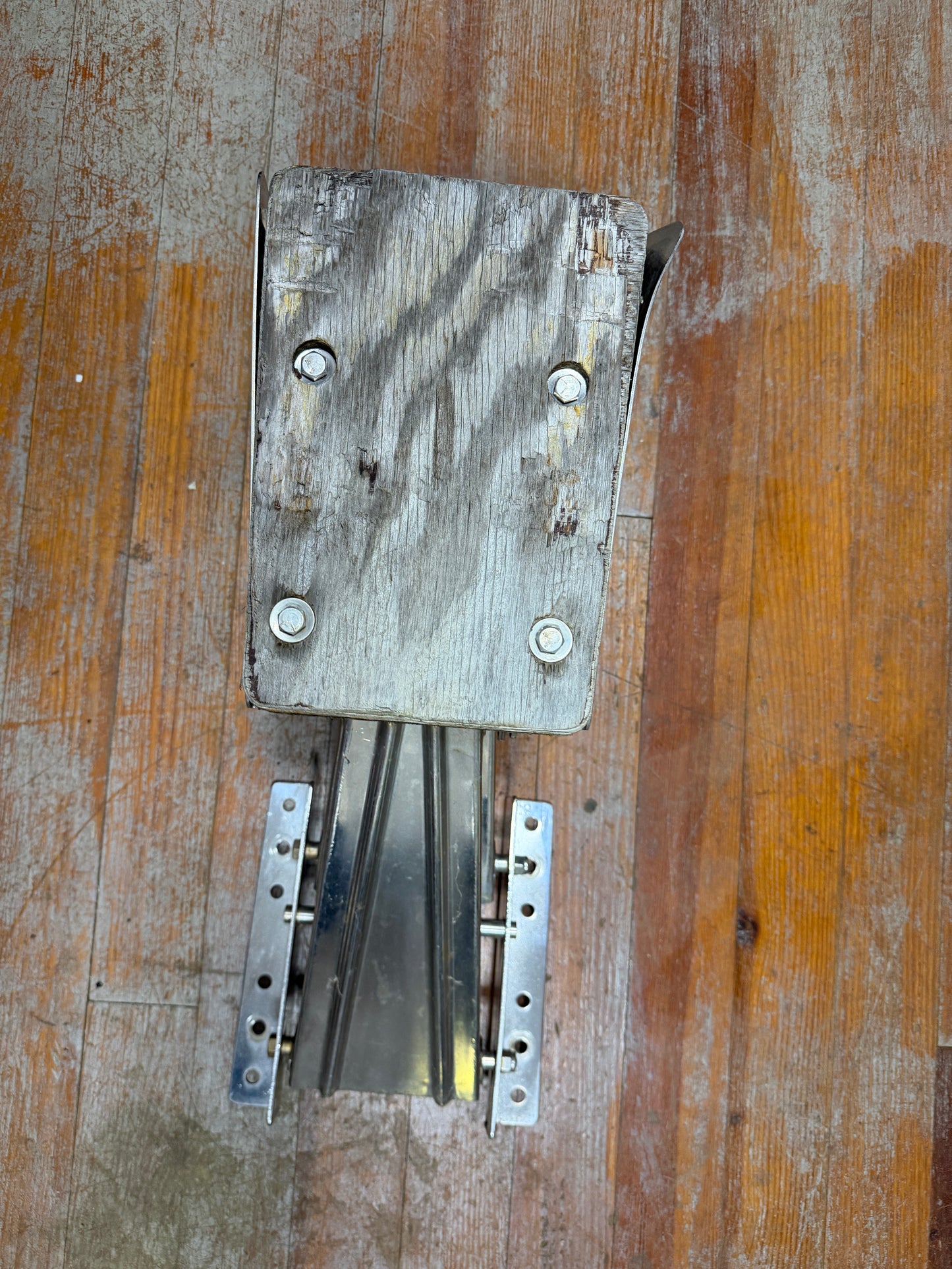 Stainless Steel Motor Mount - 11" Long x 8 3/4" & 7" Width