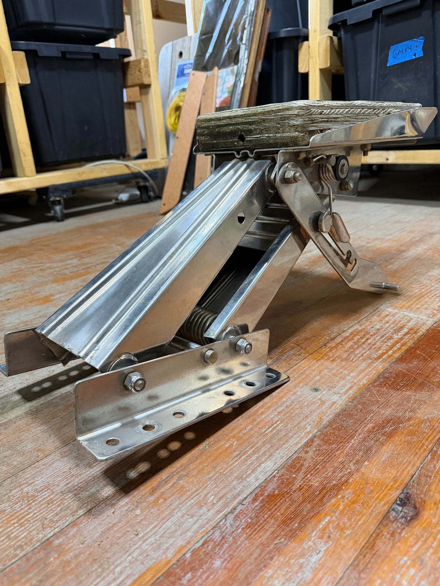 Stainless Steel Motor Mount - 11" Long x 8 3/4" & 7" Width