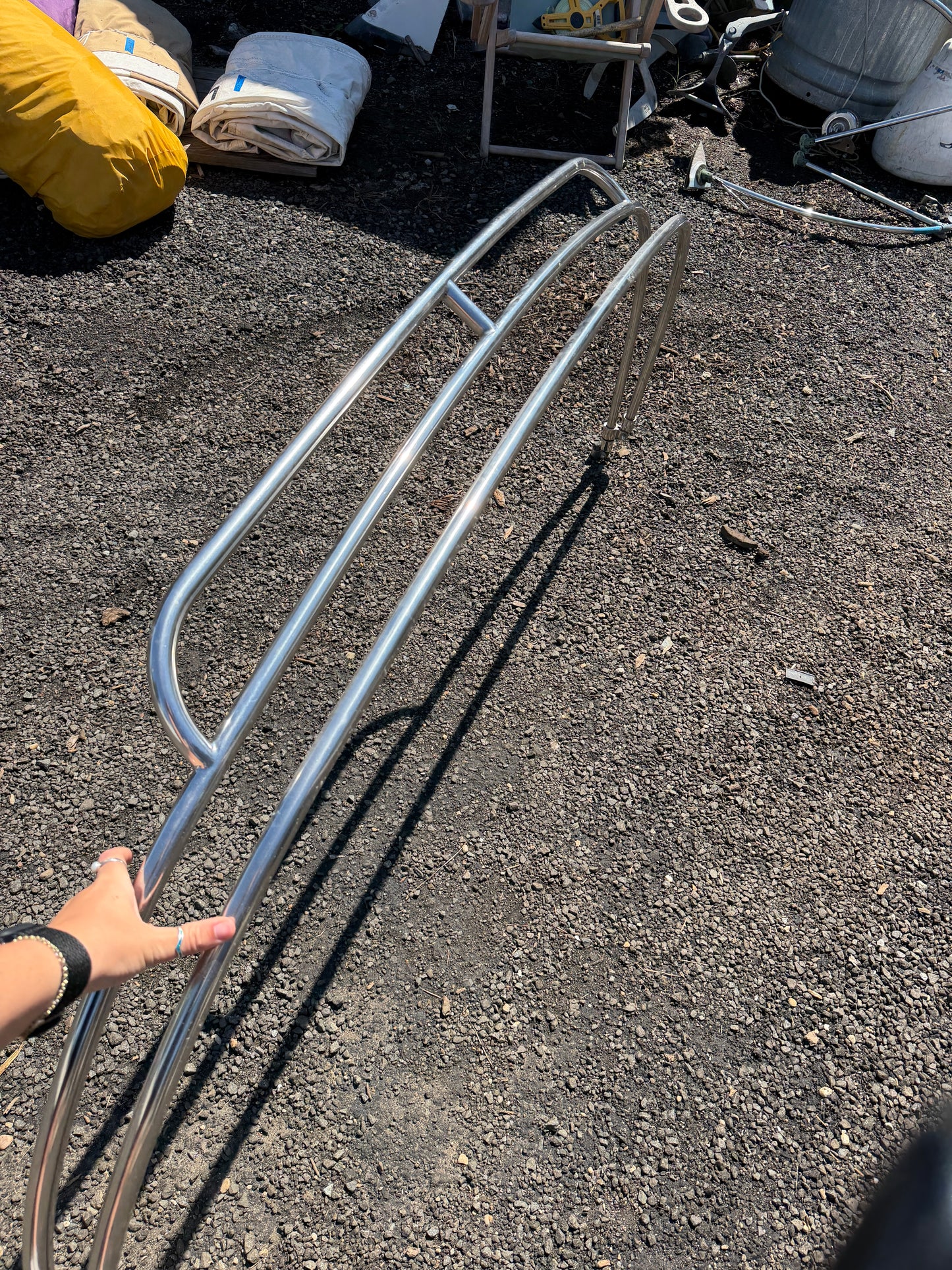 Pearson 323 2 Bow Bimini Frame - 73" Long x 33" Height