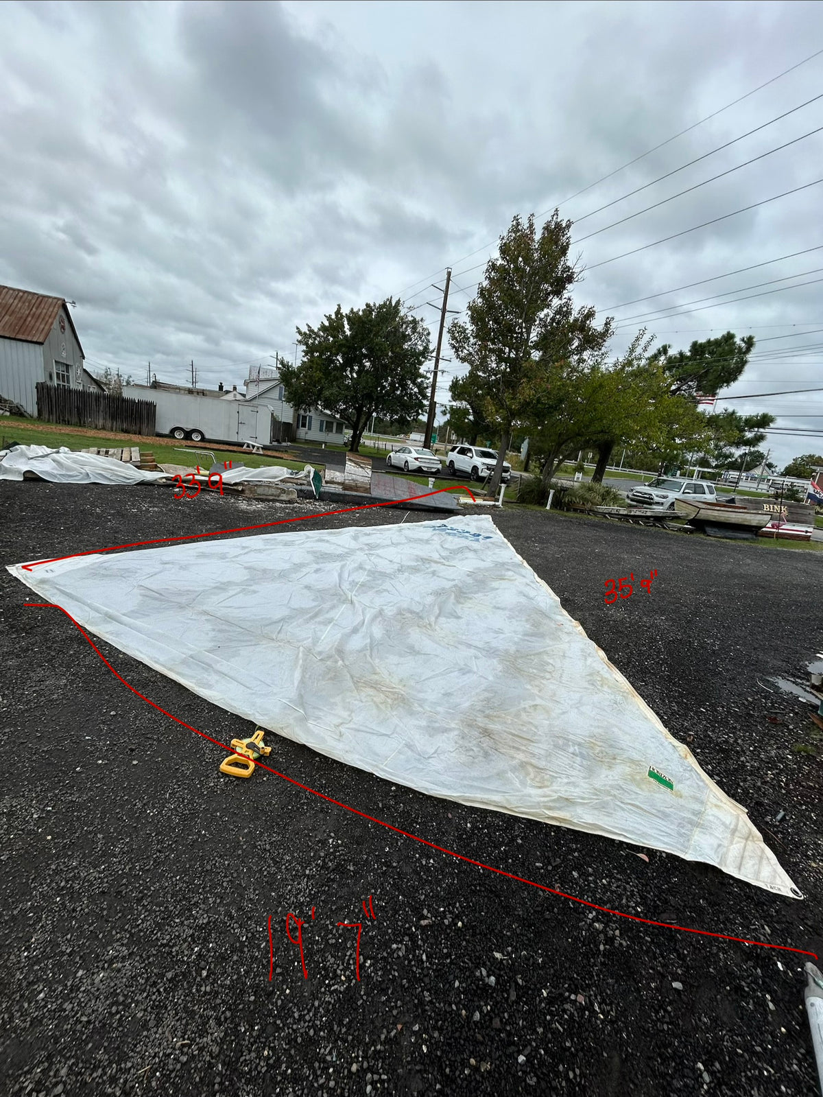 Pearson 28 Headsail Horizon Alan Sailmakers 35’9” x 33’9” x 19’7”