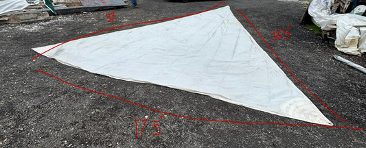Catalina 27 Head Sail 33' 5" x 33' x 17' 5"